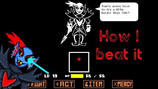 How I No Hit Undyne The Undying Tips amp Tricks  Undertale Gameplay [upl. by Rosalba440]