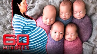 Surprised by Five Naturally conceived quintuplets  60 Minutes Australia [upl. by Mirth]