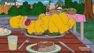 The Simpsons  Homers self cannibalism [upl. by Davida]