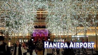 TOKYO【Christmas Lights】HANEDA AIRPORT 2019羽田空港 4k [upl. by Olshausen]