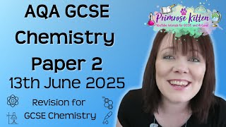 The Whole of AQA GCSE Chemistry Paper 2  13th June 2025 [upl. by Tamanaha]