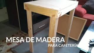 Cómo hacer mesa de madera [upl. by Yssej941]