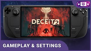 Deceit 2 Steam Deck Gameplay amp Settings [upl. by Yanej]