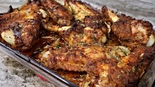 The BEST Baked Turkey Wings Recipe [upl. by Marcelline324]