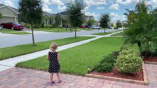 Excited Granddaughter seeing grandparents after 3 months [upl. by Billmyre]