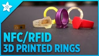 NFCRFID 3D Printed Rings [upl. by Sim]