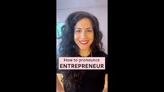 Entrepreneur Pronunciation Tutorial [upl. by Carter]