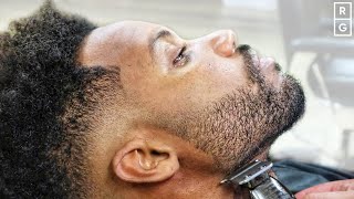 20 MINUTE SHORT BEARD TRIM WITH FADE TUTORIAL [upl. by Nnyllatsyrc867]