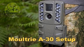 Moultrie A30 setup A quick guide to the A30 budget trail camera [upl. by Mandeville969]