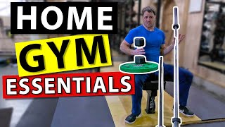 Top Garage Gym Equipment 7 Essentials EVERY Home Gym NEEDS [upl. by Acnaiv]