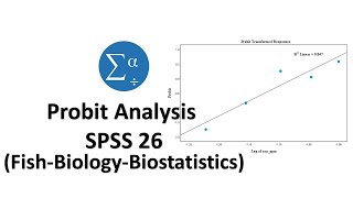 Probit Analysis in SPSS  Biostatistics  Statistics Bio7 [upl. by Aihsekal]