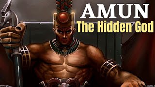 AmunRa Egyptian God Creator Of The World The Hidden one Amon Amen  Egyptian Mythology Explained [upl. by Ellek43]