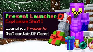 The Present Launcher is OP in Minecraft Hunger Games [upl. by Anyar686]