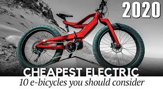 10 Cheapest Electric Bicycles on Sale in 2020 Price and Range Comparison [upl. by Anaiviv578]