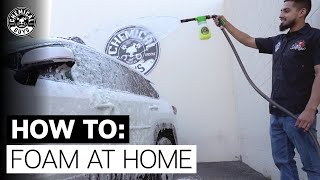 How To Foam Wash Without A Pressure Washer  Chemical Guys [upl. by Anhpad]