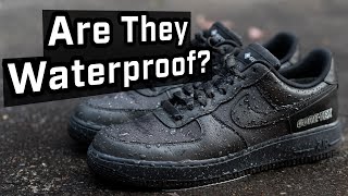 Nike x GoreTex Air Force 1 TEST amp REVIEW [upl. by Araz54]