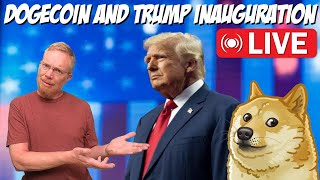 Dogecoin and Trump Inauguration LIVE [upl. by Everrs770]