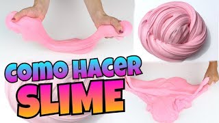 DIY  Como Hacer SLIME  FÁCIL Y SIN BÓRAX  NatyGloss [upl. by Ailsa25]