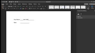 How to write over a line in Microsoft word [upl. by Simone]