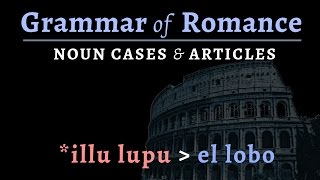 Romance Languages noun cases amp articles [upl. by Narod775]