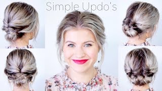 Simple Elegant Updo Hairstyles For Medium Length Hair  Milabu [upl. by Chaney]