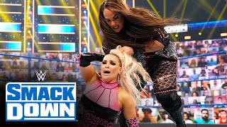 Tamina amp Natalya vs Jax amp Baszler – WWE Women’s Tag Team Title Match SmackDown May 14 2021 [upl. by Gwenni219]