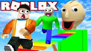 Baldis Basics Obby Race VS Kindly Keyin  Roblox [upl. by Enitnelav]