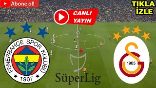 FENERBAHÇE GALATASARAY MAÇI CANLI İZLE [upl. by Rivers909]