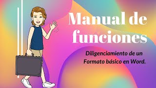 Manual de Funciones Formato básico [upl. by Scriven965]