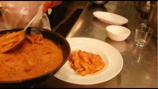 Making Penne Vodka at Raos  Caesars Palace Las Vegas [upl. by Epps]