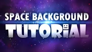 Space Background Tutorial No Lag  Geometry Dash [upl. by Eelyahs804]