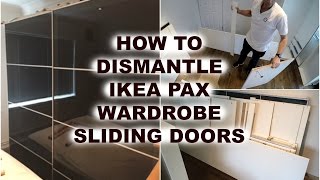 IKEA PAX WARDROBE DISMANTLING [upl. by Ahsito]