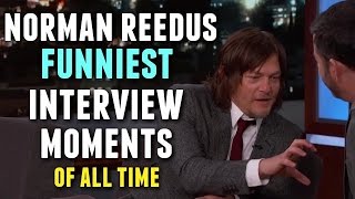 Norman Reedus Funniest Interview Moments of all Time [upl. by Sato]