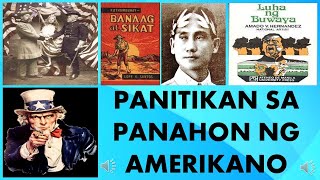 ANG MGA PILIPINONG MANUNULAT SA PANAHON NG AMERIKANO [upl. by Illil]