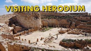 VISITING HERODIUM  Ruins of King Herods Palace in Israel [upl. by Valerye]