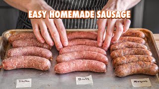 How To Make Your Own Sausage [upl. by Nichani823]