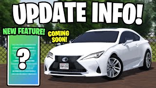 NEW GREENVILLE UPDATE INFORMATION NEW FEATURE  Roblox Greenville [upl. by Yborian]