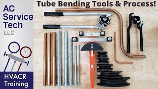 Copper Tube Bending Tools amp Methods Lever Type Ratcheting Spring Hands [upl. by Kirad]