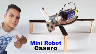 Cómo Hacer Un Mini Robot Casero Muy Fácil [upl. by Aniz496]