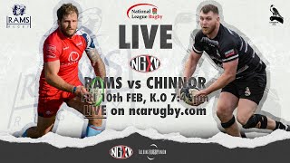 LIVE RUGBY RAMS RFC v CHINNOR  NATIONAL LEAGUE RUGBY [upl. by Aneloc]