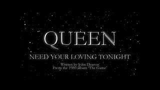 Queen  Need Your Loving Tonight Official Lyric Video [upl. by Candis]