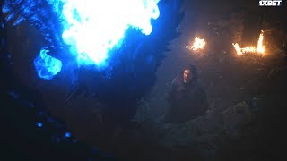 Arya kills Night King  Jon stand against Viserion  Game of Thrones S8E3 The Battle of Winterfell [upl. by Llehcim660]