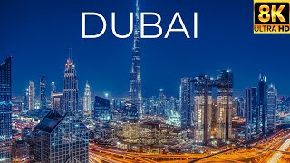 DUBAI United Arab Emirates In 8K ULTRA HD HDR 60 FPS [upl. by Hsekar980]