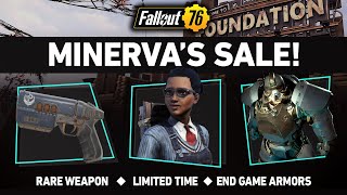 Fallout 76 Minerva Sale Location  August 5th  7th [upl. by Adama]