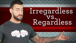 Irregardless vs Regardless CM Punks Grammar Slam [upl. by Aymahs]