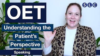 OET SPEAKING CRITERIA  The PATIENTS perspective [upl. by Tloh]