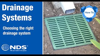 How to Choose the Right Landscape Drainage System for Stormwater Runoff  NDS Yard Drainage Systems [upl. by Aynas299]