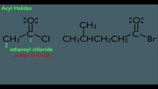 Nomenclature of Acyl Halides [upl. by Nanete]