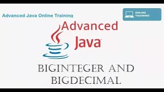 Java programming Tutorial for Advanced User  BigInteger and BigDecimal [upl. by Hahcim862]