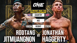 Rodtang Jitmuangnon vs Jonathan Haggerty I  Full Fight Replay [upl. by Yraeg]